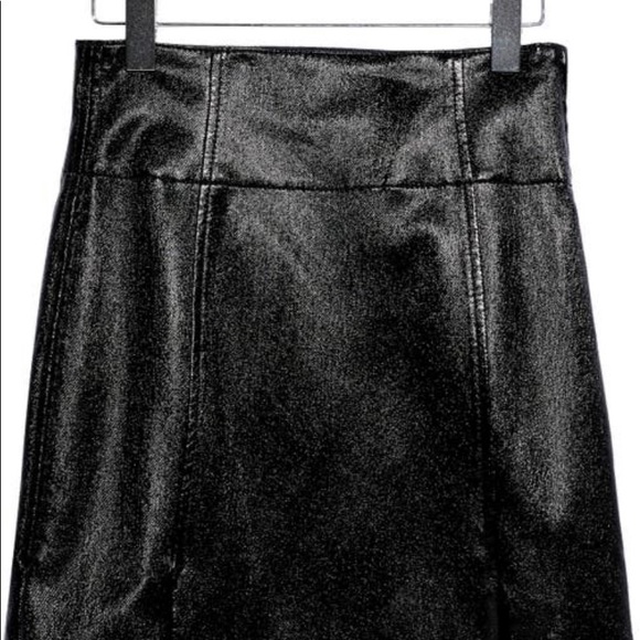 FREE PEOPLE BOHO HOST PICK! Holding onto a dream coated miniskirt Size 0 - Picture 5 of 10